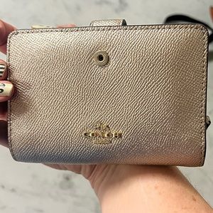 Gold Coach Wallet